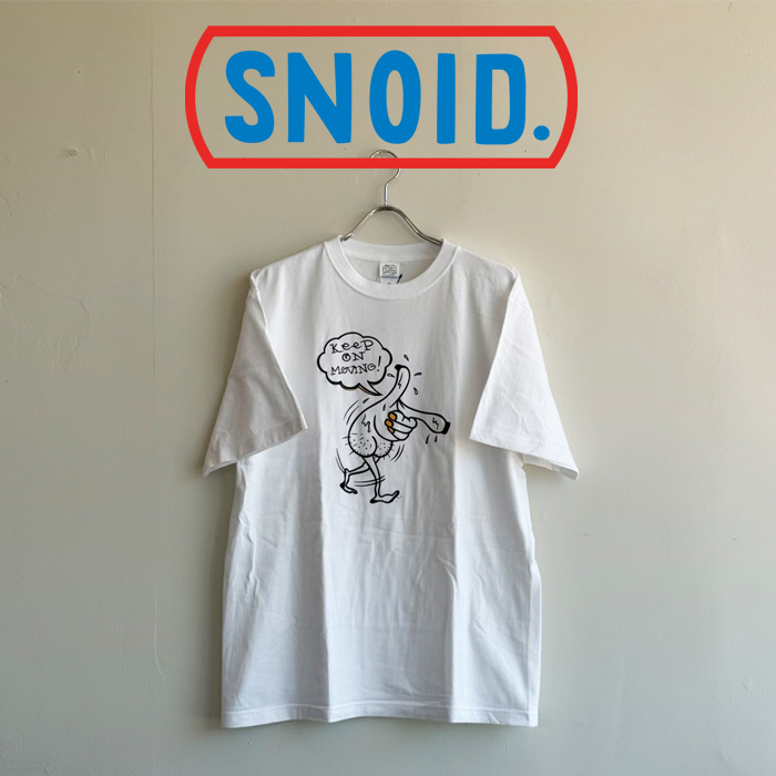 SNOID (スノイド)　Keep on Moving T-shirts　【Tシャツ】【RAT HOLE STUDIO】