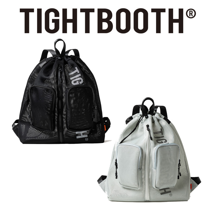 TIGHTBOOTH (タイトブース)　 LOGO MESH KNAPSACK　【メッシュ ナップサック】【TIGHTBOOTH PRODUCTION タイトブースプロダクション 