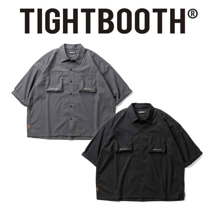 TIGHTBOOTH PRODUCTION (タイトブース プロダクション)　SEERSUCKER ROLL UP SHIRT　 【シャツ シアサッカー】【SU26-S02】【TIGHTBO