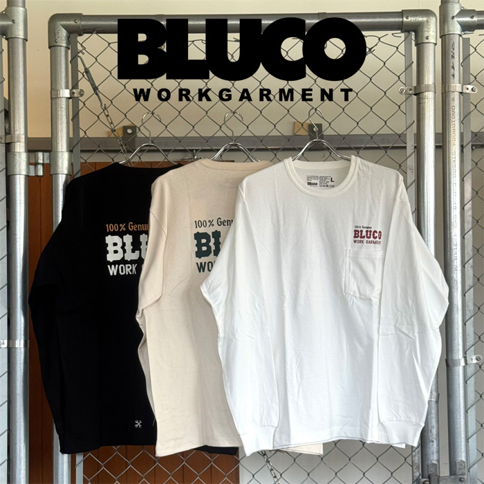 BLUCO (ブルコ)　ポケット L/S Tシャツ -BOLT-　【ポケットTシャツ】【165-12-034】【2026 FALL COLLECTION 新作】