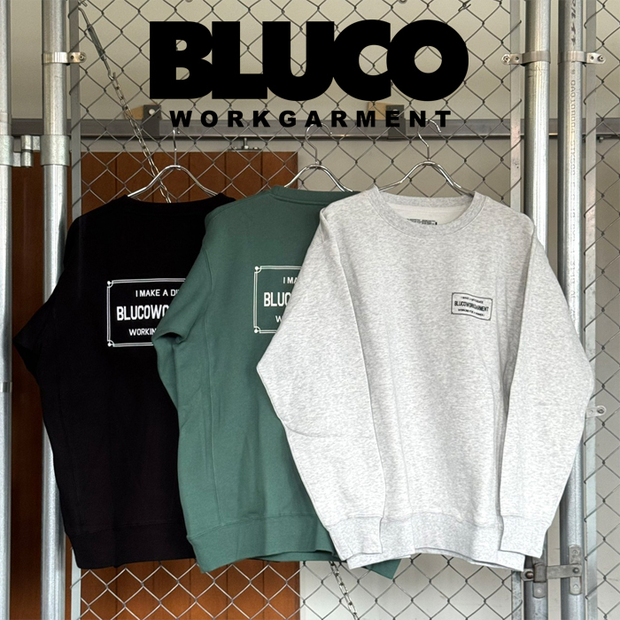 BLUCO (ブルコ)　スウェットシャツ -TICKET-　【フーディ パーカー】【165-13-031】【2026 FALL COLLECTION 新作】