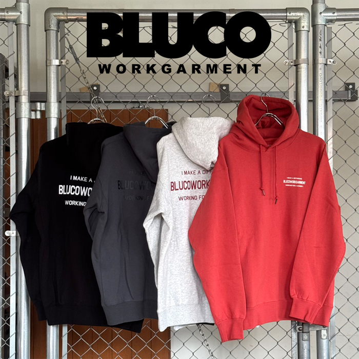 BLUCO (ブルコ)　スウェットフーディー -TICKET-　【フーディ パーカー】【165-13-034】【2026 FALL COLLECTION 新作】