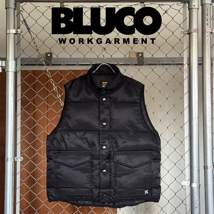 BLUCO (ブルコ)　ヘビーナイロン パディングベスト　【ベスト】【165-35-021】【2026 FALL COLLECTION 新作】
