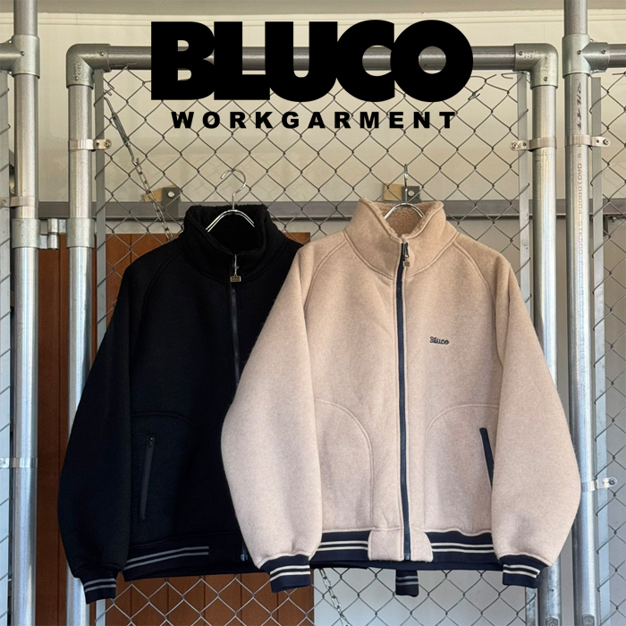BLUCO (ブルコ)　ボアブルゾン　【アウター ボア】【167-31-088】【2026 WINTER COLLECTION 新作】