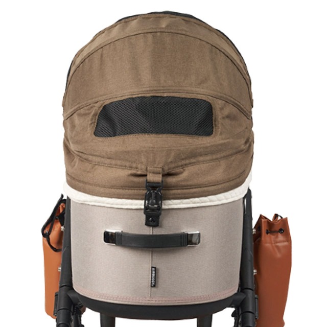 エアバギーペット コットカバーコットン 装着図