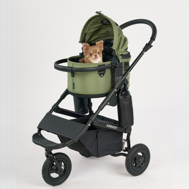 DOME3スモールセットモスグリーンモデル犬つき画像