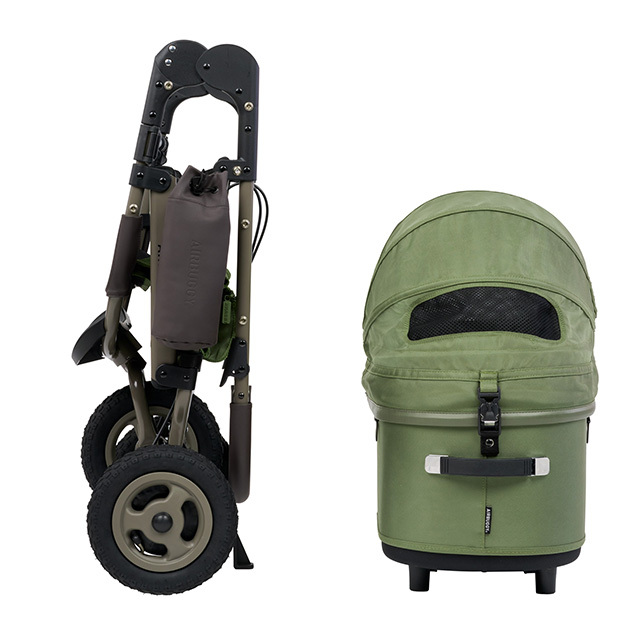 エアバギーペットドーム3プレミア モスグリーン