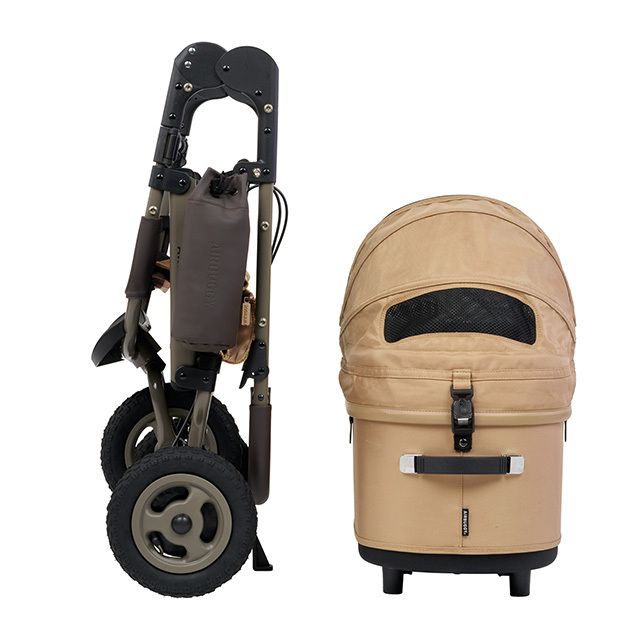 AIRBUGGY DOME 3 PREMIER SEED BEIGE コットのみ LIMITED EDITION』DOME3 PREMIER REGULAR シードベージュ ＆ モス