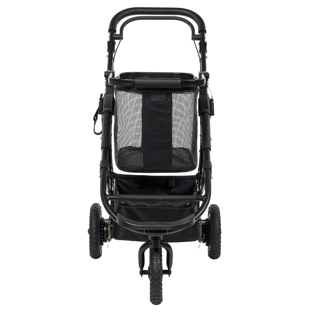 マルチバスケット｜メッシュブラック｜カート装着前