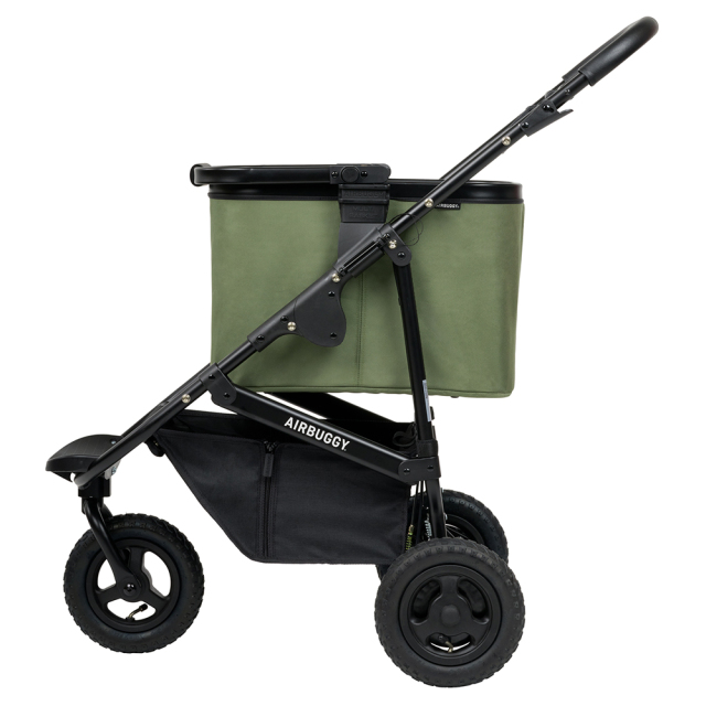 マルチバスケット｜モスグリーン｜カート装着横