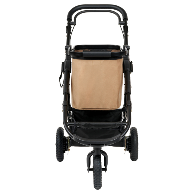 マルチバスケット｜シードベージュ｜カート装着前