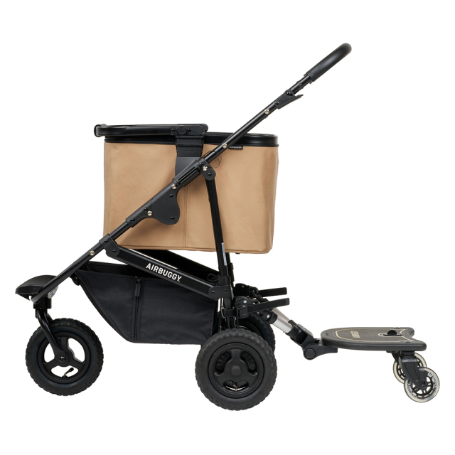 マルチバスケット｜シードベージュ｜カート装着ステップつき