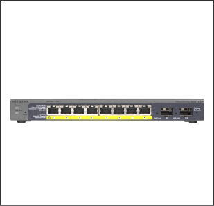 GS110TP ネットギア製PoE給電ギガビット対応スイッチングハブ