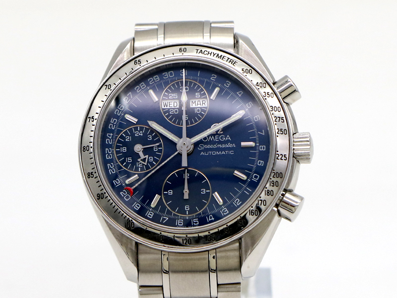 【 オメガ OMEGA 】 腕時計 3523.80 スピードマスター トリプルカレンダー SS デイト 自動巻 クロノグラフ メンズ 新着 70235-2