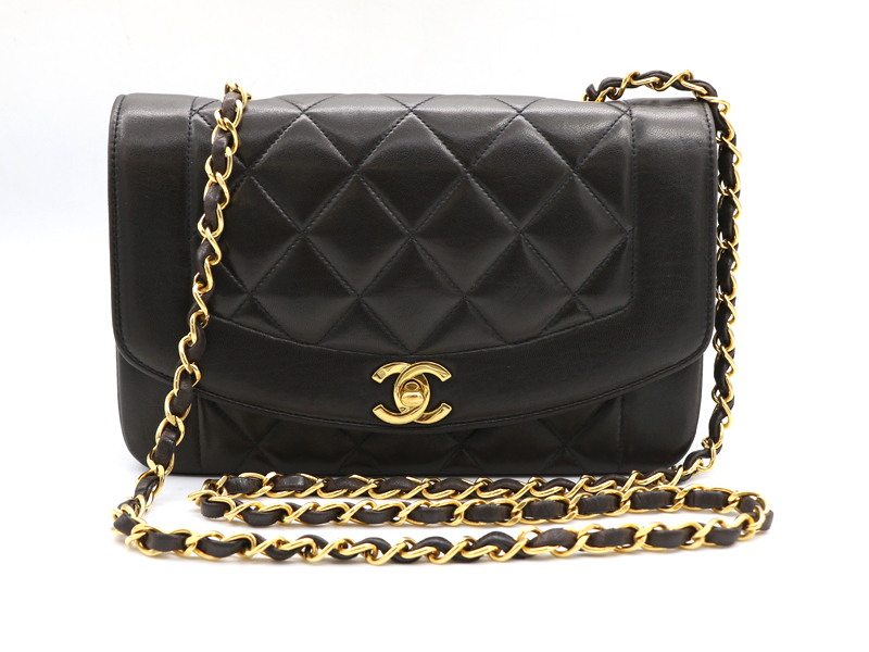 【 シャネル CHANEL 】 マトラッセ ラムスキン フラップ  チェーン ショルダーバッグ レディース 00708-0