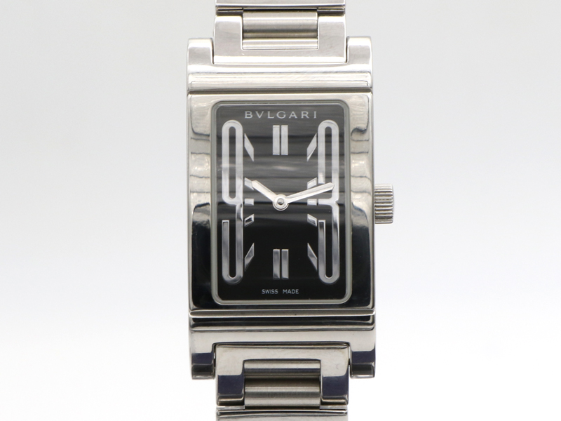 【 ブルガリ BVLGARI 】腕時計 RT39S レッタンゴロ SS クォーツ レディース 箱 新着 01038-0