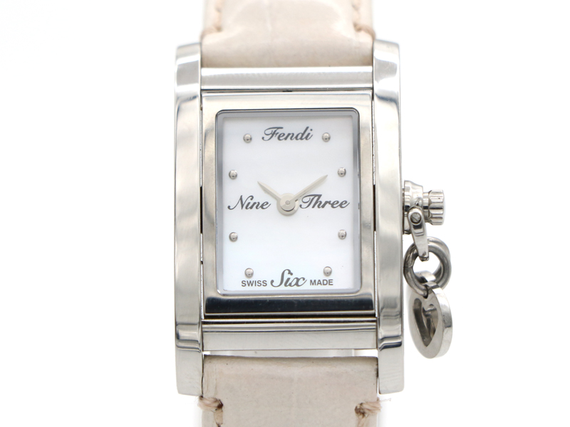 【 フェンディ FENDI 】 腕時計 ループウォッチ 7100L SS/革 クオーツ レディース 新着 01061-0