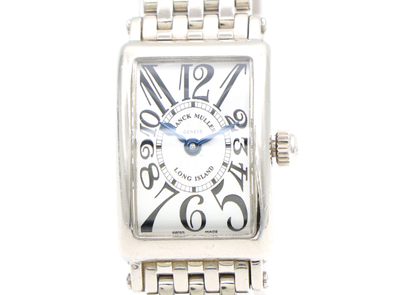 【 フランクミュラー FRANCK MULLER 】 腕時計 802QZ  ロングアイランド K18WG クォーツ レディース 箱・保 新着 03411-0
