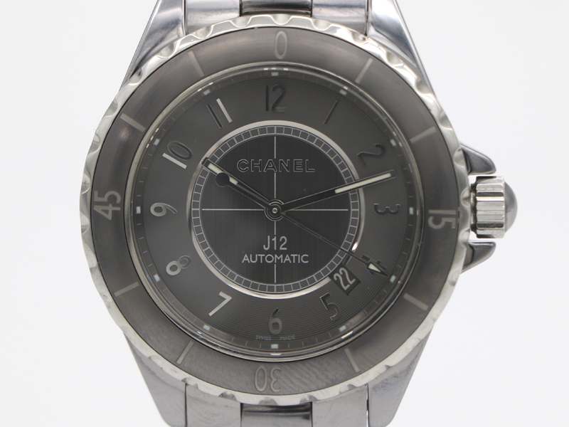 【 シャネル CHANEL 】 腕時計 H2934 J12 クロマティック 41mm チタン/セラミック/SS 自動巻 デイト メンズ 新着 76090-1
