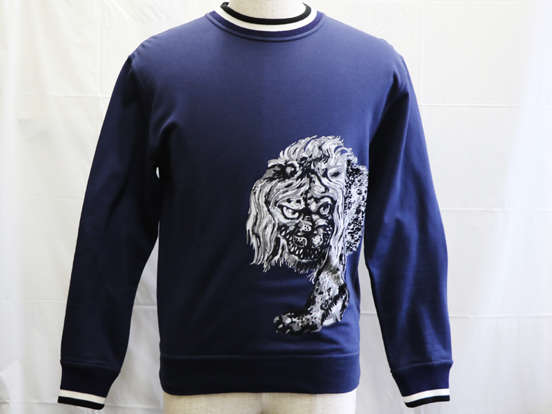 新着 Louis Vuitton ルイヴィトン 17ss チャップマンブラザーズ スウェット ライオン 裏起毛 サイズxs イタリア製