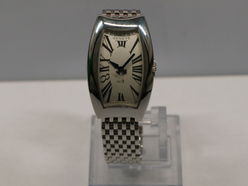 【 ベダ＆カンパニー BEDAT＆Co. 】 384 No.3 トノー 23mm SS クォーツ シルバー文字盤 レディース 箱 新着 00232-0