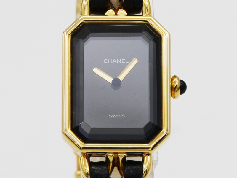 【 シャネル CHANEL 】 腕時計 H0001 プルミエールM GP/革 クォーツ レディース 新着 03046-0
