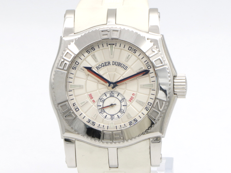 【 ロジェデュブイ ROGER DUBUIS 】 SE46.1493.53R イージーダイバー SS/ラバー 裏スケ 自動巻 メンズ 保 箱 新着 70156-1