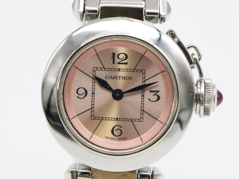 【 カルティエ Cartier 】 腕時計 W3140008 ミスパシャ SS クォーツ レディース 箱 保 新着 70165-2A