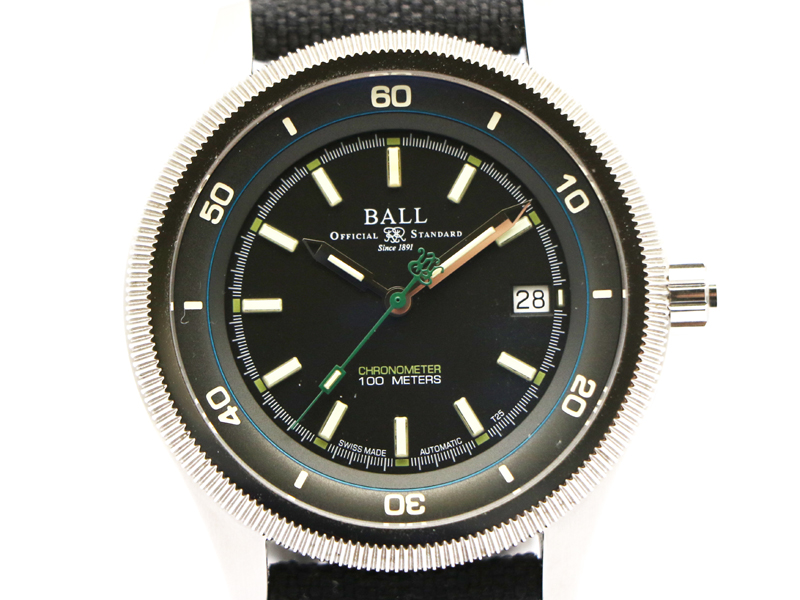 【 ボールウォッチ BALL 】 NM30220C エンジニア2 マグニート SS/革 自動巻 デイト 裏スケ メンズ 新着 70181-1