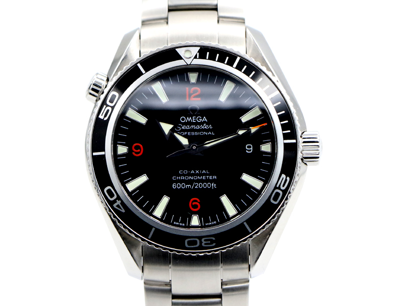 【 オメガ OMEGA 】 腕時計 22015100 シーマスター プラネットオーシャン 自動巻 デイト 箱 保 メンズ 新着 70360-7