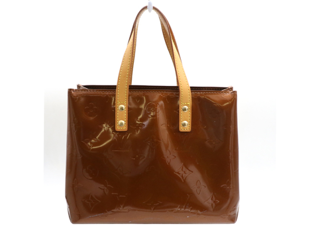 【 ルイヴィトン LOUIS VUITTON 】 M91146 ヴェルニ ブロンズ リードPM トートバッグ レディース 新着 00013-0