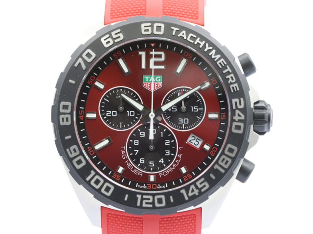 【 タグホイヤー TAG HEUER 】腕時計 CAZ101AN FT8055 フォーミュラ1 SS/ラバー クォーツ クロノ メンズ 新着 00366-0