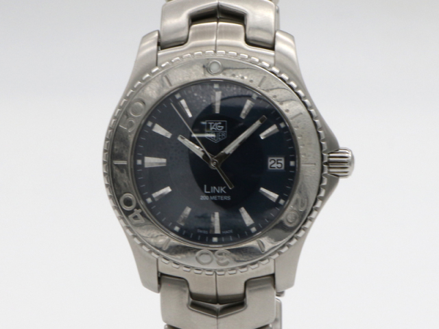 【 タグホイヤー TAG HEUER 】 腕時計 WJ1112-0 リンク 38mm SS クォーツ デイト メンズ 保 箱 新着 00720-0