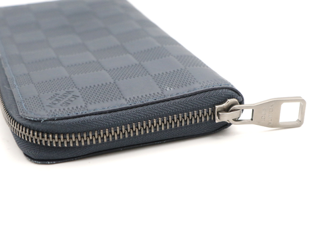 ルイヴィトン 長財布 ダミエアンフィニ ヴェルティカル ネイビー 紺 ルイヴィトン 長財布 ダミエアンフィニ ヴェルティカル ネイビー 紺