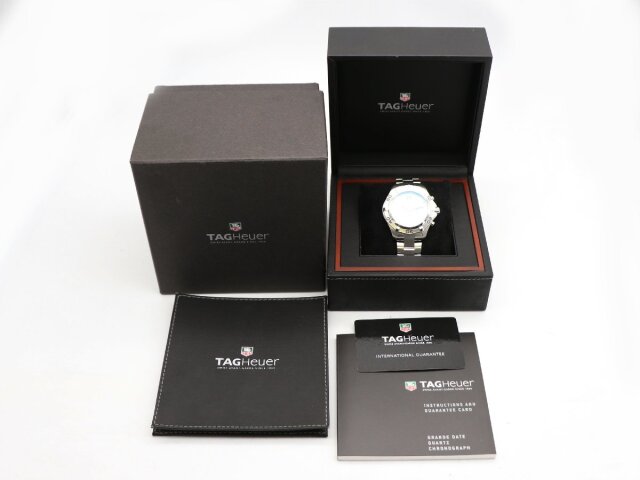 タグホイヤー TAG HEUER 】腕時計 CAF101F アクアレーサー クロノ 