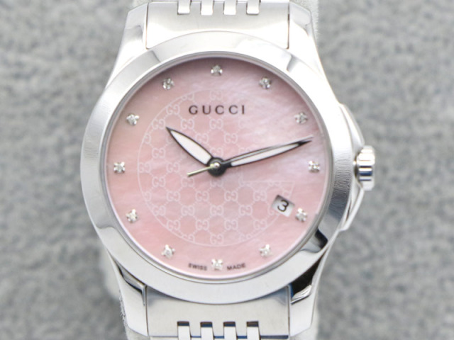 GUCCI 126.5 タイムレスウォッチ　スイス製　レディース腕時計 GUCCI 126.5 タイムレスウォッチスイス製レディース腕時計