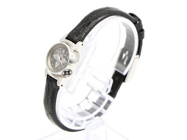 ルイヴィトン LOUIS VUITTON 】 腕時計 タンブール ビジュ Q151K 純正