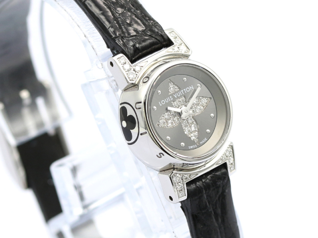 ルイヴィトン LOUIS VUITTON 】 腕時計 タンブール ビジュ Q151K 純正