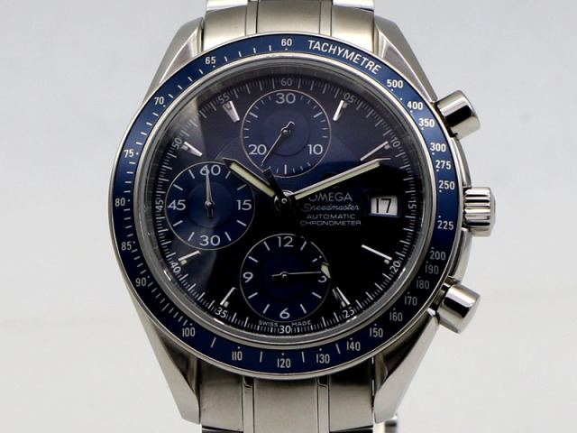 【 オメガ OMEGA 】 腕時計 3212.80 スピードマスター 自動巻 SS クロノグラフ デイト メンズ 箱・保 新着 70057-3