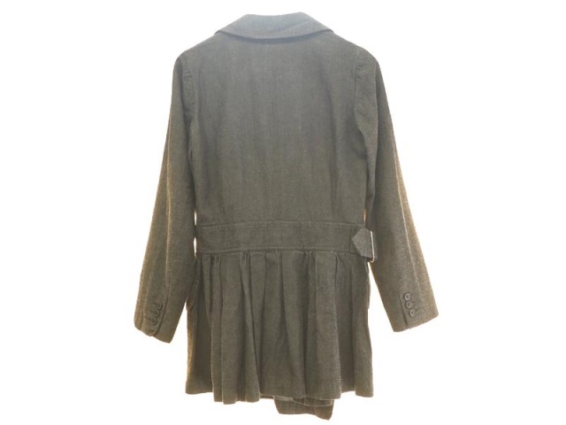 コムデギャルソン COMME des GARCONS 】 ジャケット サイズXS グレー 