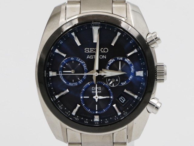 【 セイコー SEIKO 】 腕時計 5X53-0AJ0 アストロンGPS SS ソーラー電波 メンズ  デイデイト 保・箱 01517-0