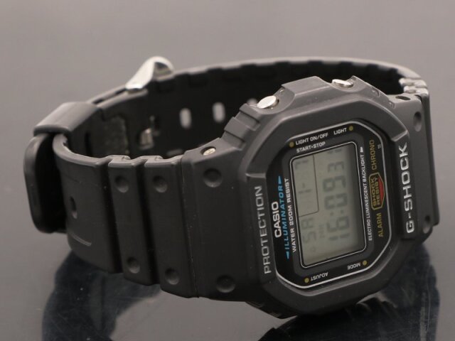 カシオ Ｇショック CASIO G-SHOCK 】 DW-5600E-1 クォーツ ソーラー ...