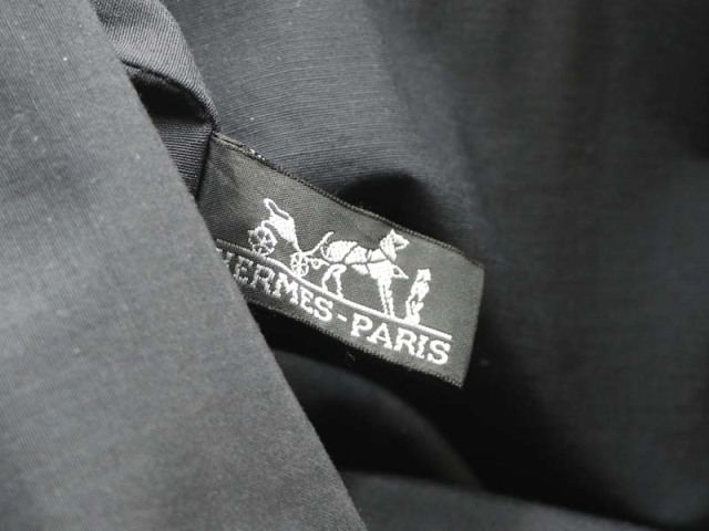 〇新着 値下げ 送料無料【HERMES エルメス】フールトゥ ポルトドキュマン ブリーフケース ビジネスバッグ キャンバス ブラック×グレー メンズ 3224-0