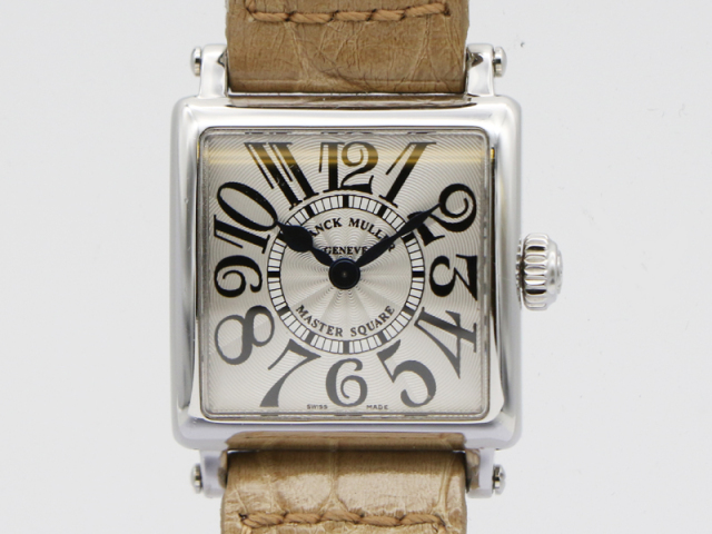 【 フランクミュラー FRANCK MULLER 】腕時計 マスタースクエア 6002PQZV SS/革 クォーツ レディース 箱 新着 03324-0