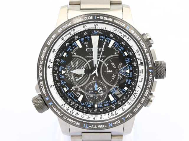 シチズン Citizen 腕時計 プロマスター ブルーインパレス Cc7015 63e 電波ソーラー チタン デイト メンズ 保 箱 新着