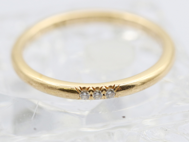 【 ティファニー TIFFANY & CO. 】 K18PG ピンクゴールド フォーエバーウエディング バンドリング 16号 レディース 〇 新着 70186-2