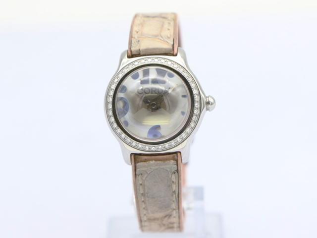 【美品・稼働品】コルム CORUM バブル シェル ダイヤ 101.151.47 コルム(CORUM) バブル47 スケルトン(BUBBLE 47 SKELETON