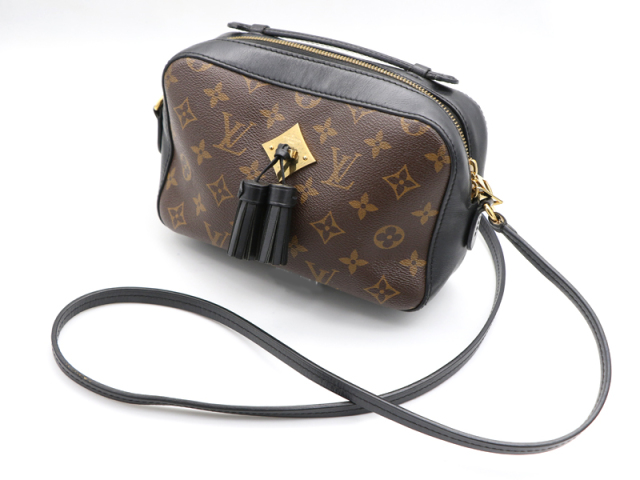 【 ルイヴィトン LOUIS VUITTON 】 モノグラム サントンジュ ショルダーバッグ M43555 ノワール レディース 新着 704-0