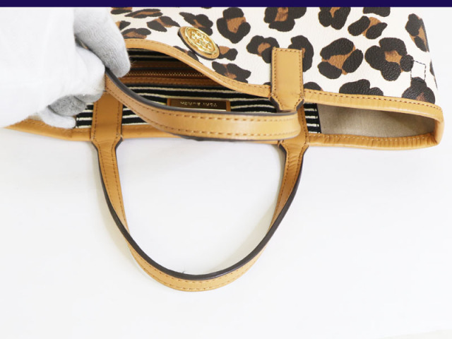トリーバーチ TORY BURCH 】 ショルダー トートバッグ PVC×レザー 