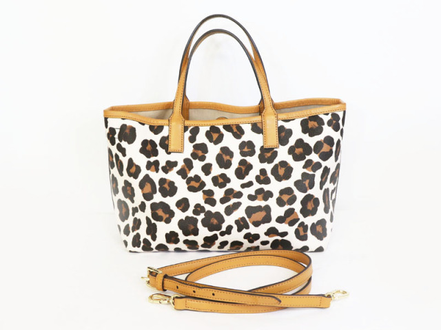 トリーバーチ TORY BURCH 】 ショルダー トートバッグ PVC×レザー 